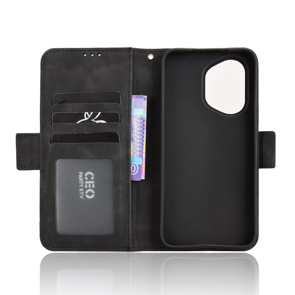 For Honor 400 5G (Global) Leather Case Phone Wallet Cover with Multiple Card Slots