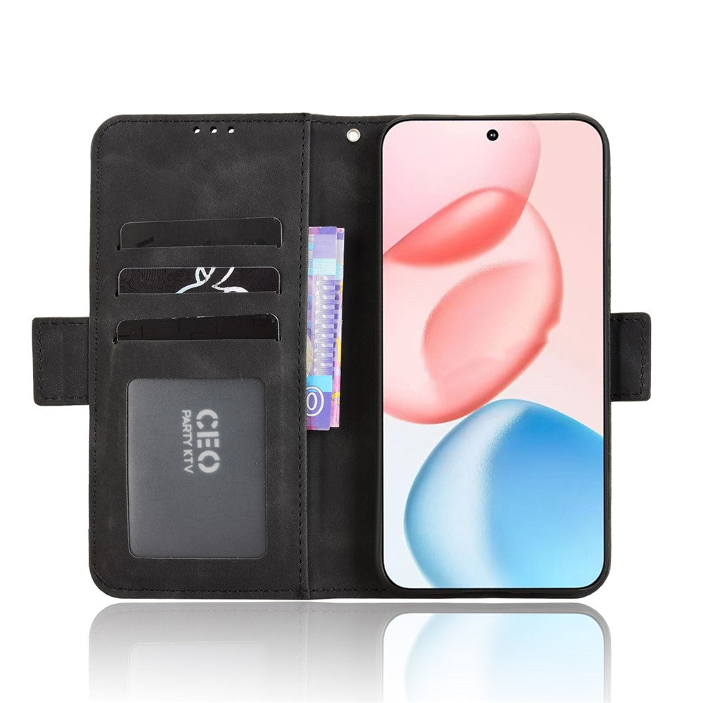For Honor 400 5G (Global) Leather Case Phone Wallet Cover with Multiple Card Slots