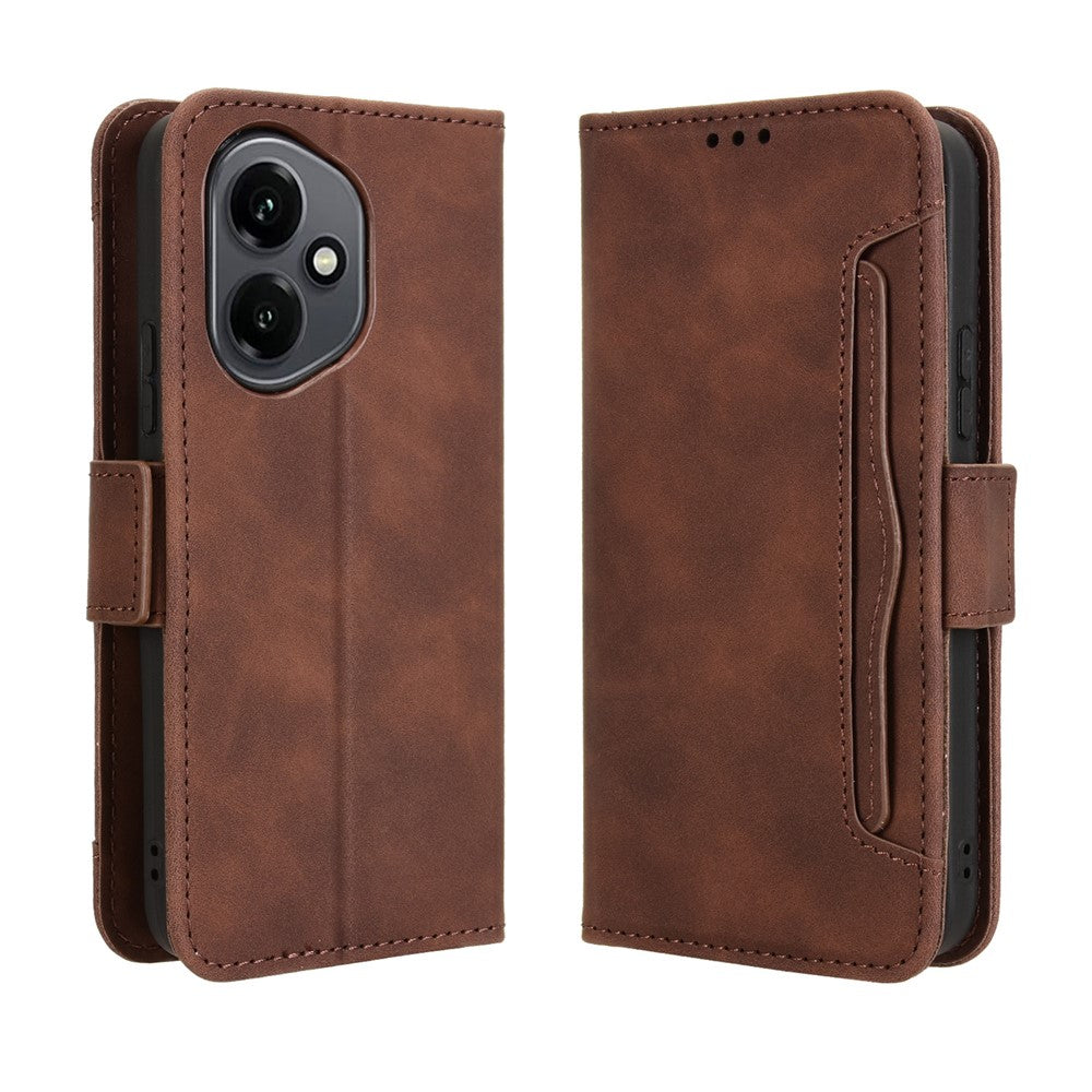 For Honor 400 5G (Global) Leather Case Phone Wallet Cover with Multiple Card Slots