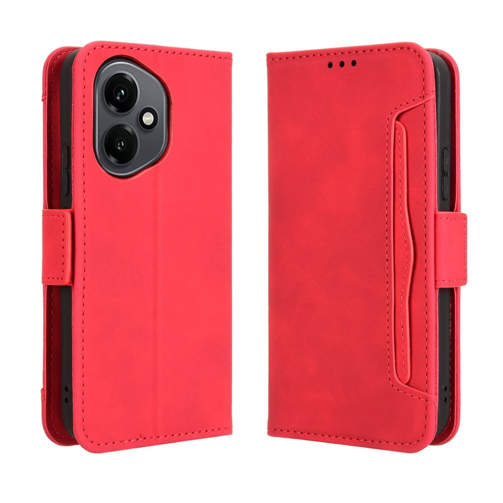 For Honor 400 5G (Global) Leather Case Phone Wallet Cover with Multiple Card Slots