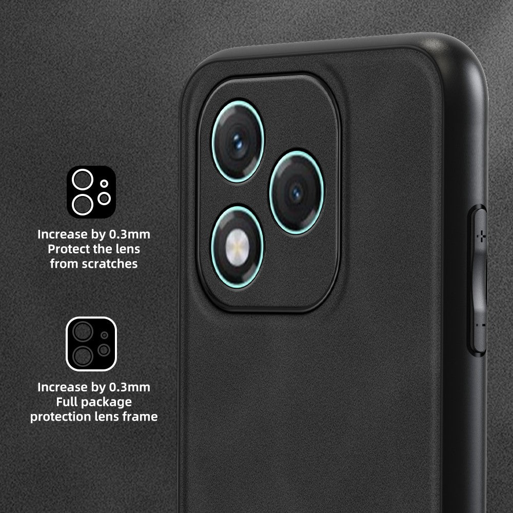 Honor 400 Lite 5G Handyhülle – Schutzhülle aus PU-Leder + PC + TPU, stoßfest