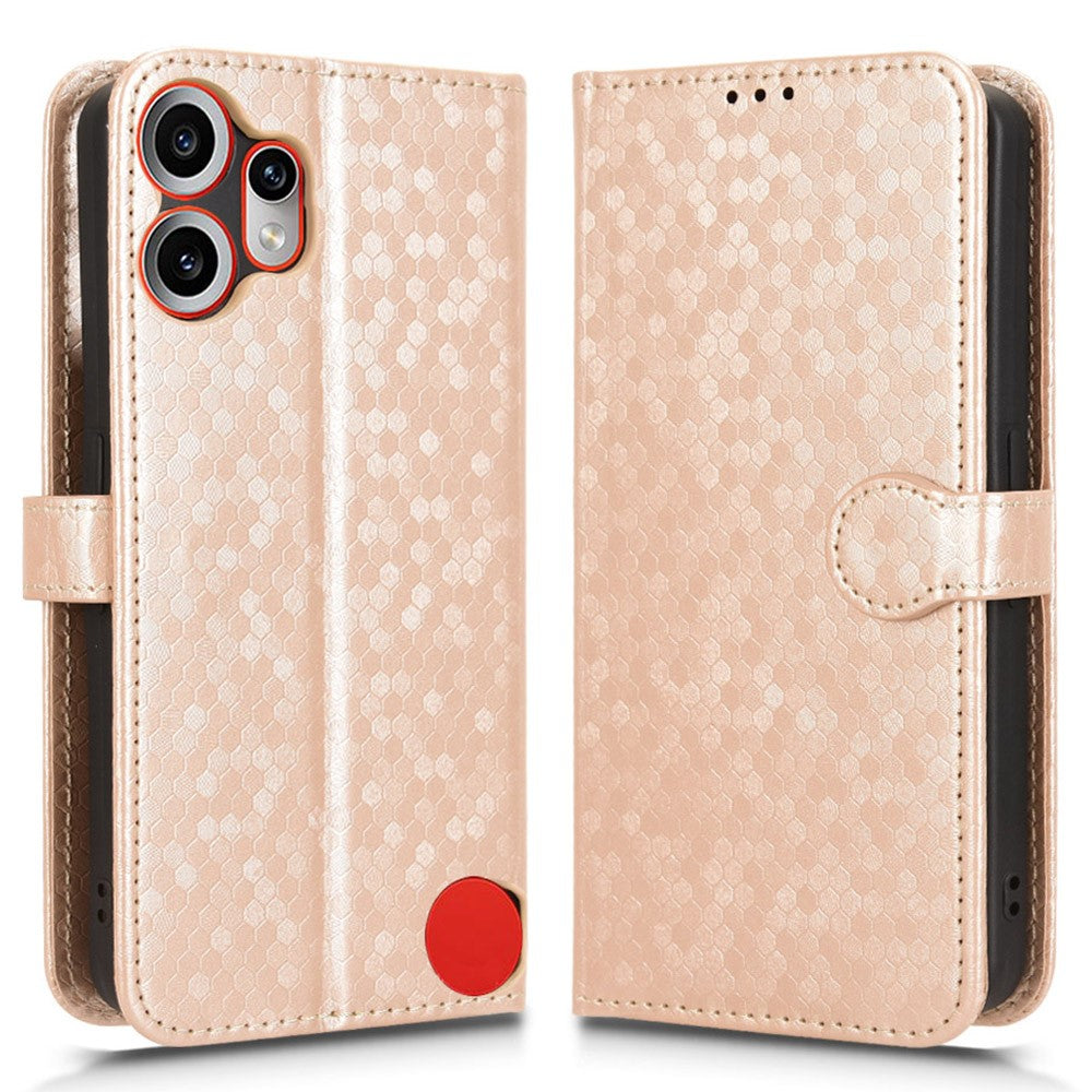Nothing CMF Phone 2 Pro Wallet-Handyhülle – Mit Magnetverschluss & Punktmuster