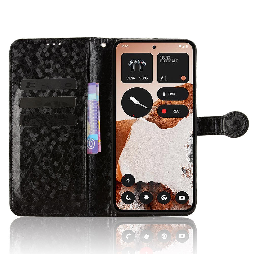 Nothing CMF Phone 2 Pro Wallet-Handyhülle – Mit Magnetverschluss & Punktmuster
