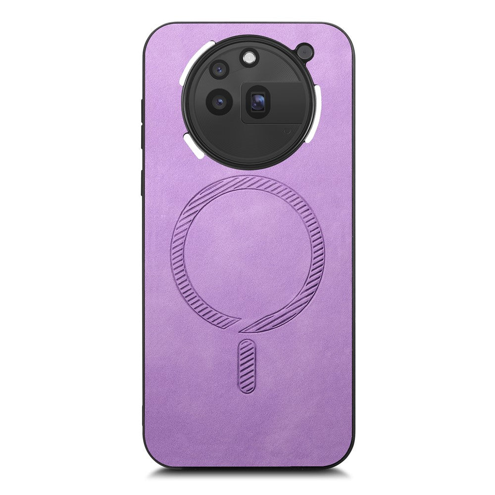 Nothing Phone (3a) Pro Magnetische Handyhülle – Leder-Rückseite, hautfreundlich