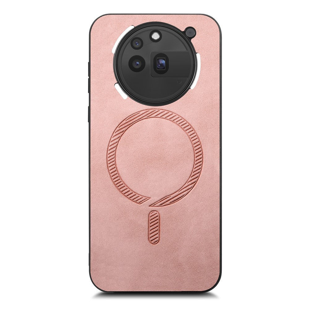 Nothing Phone (3a) Pro Magnetische Handyhülle – Leder-Rückseite, hautfreundlich