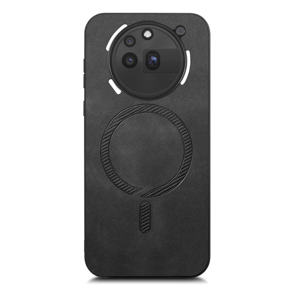 Nothing Phone (3a) Pro Magnetische Handyhülle – Leder-Rückseite, hautfreundlich