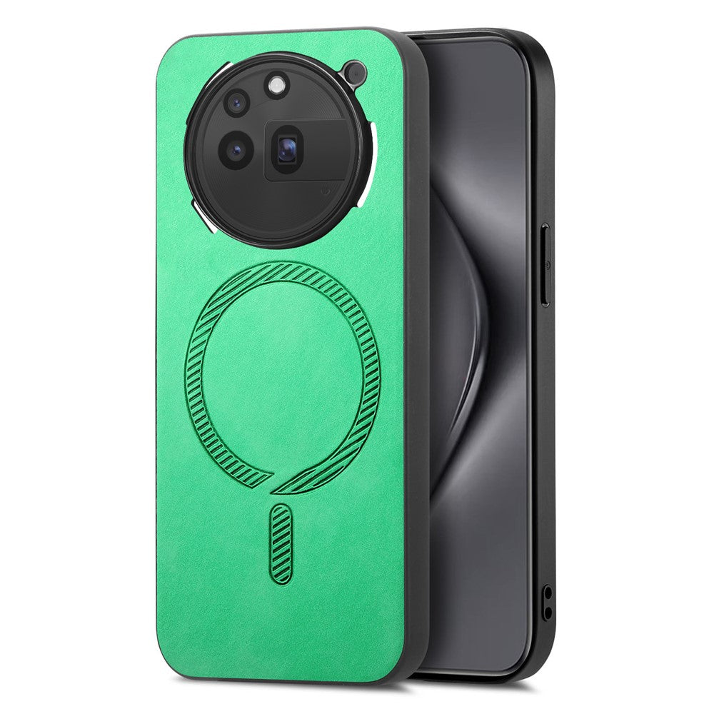 Nothing Phone (3a) Pro Magnetische Handyhülle – Leder-Rückseite, hautfreundlich