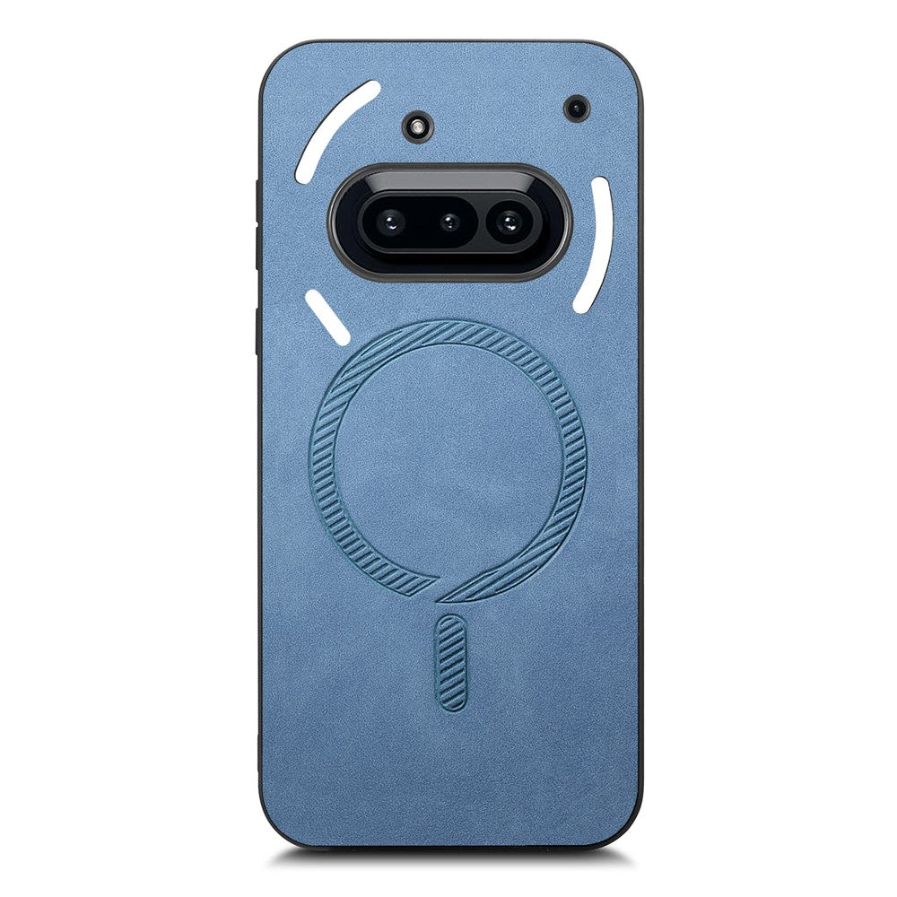 Nothing Phone (3a) Magnetische Handyhülle – Leder-Rückseite, hautfreundlich