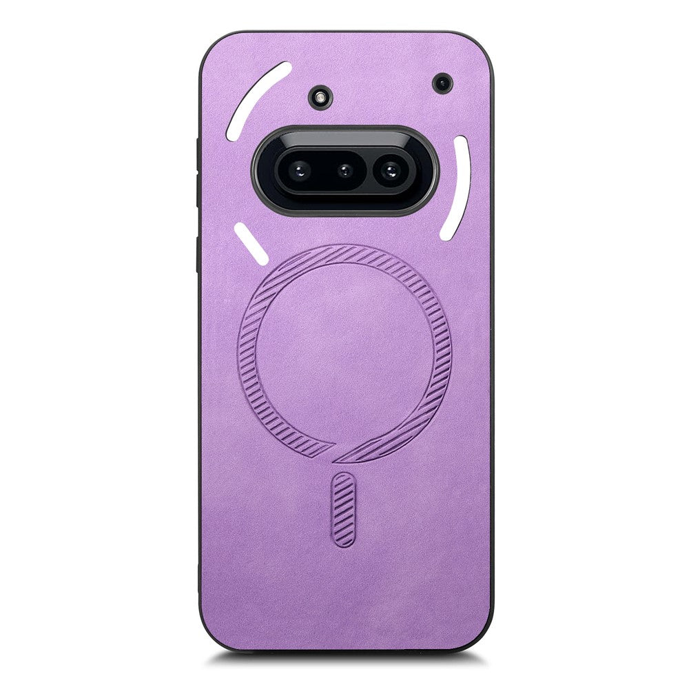 Nothing Phone (3a) Magnetische Handyhülle – Leder-Rückseite, hautfreundlich