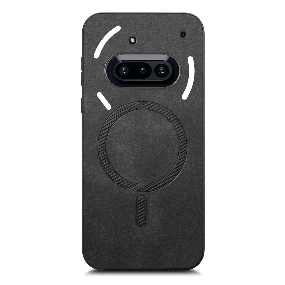 Nothing Phone (3a) Magnetische Handyhülle – Leder-Rückseite, hautfreundlich