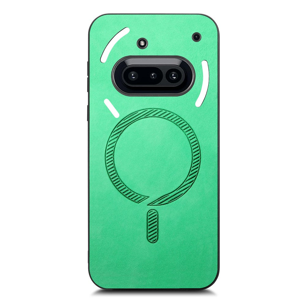 Nothing Phone (3a) Magnetische Handyhülle – Leder-Rückseite, hautfreundlich