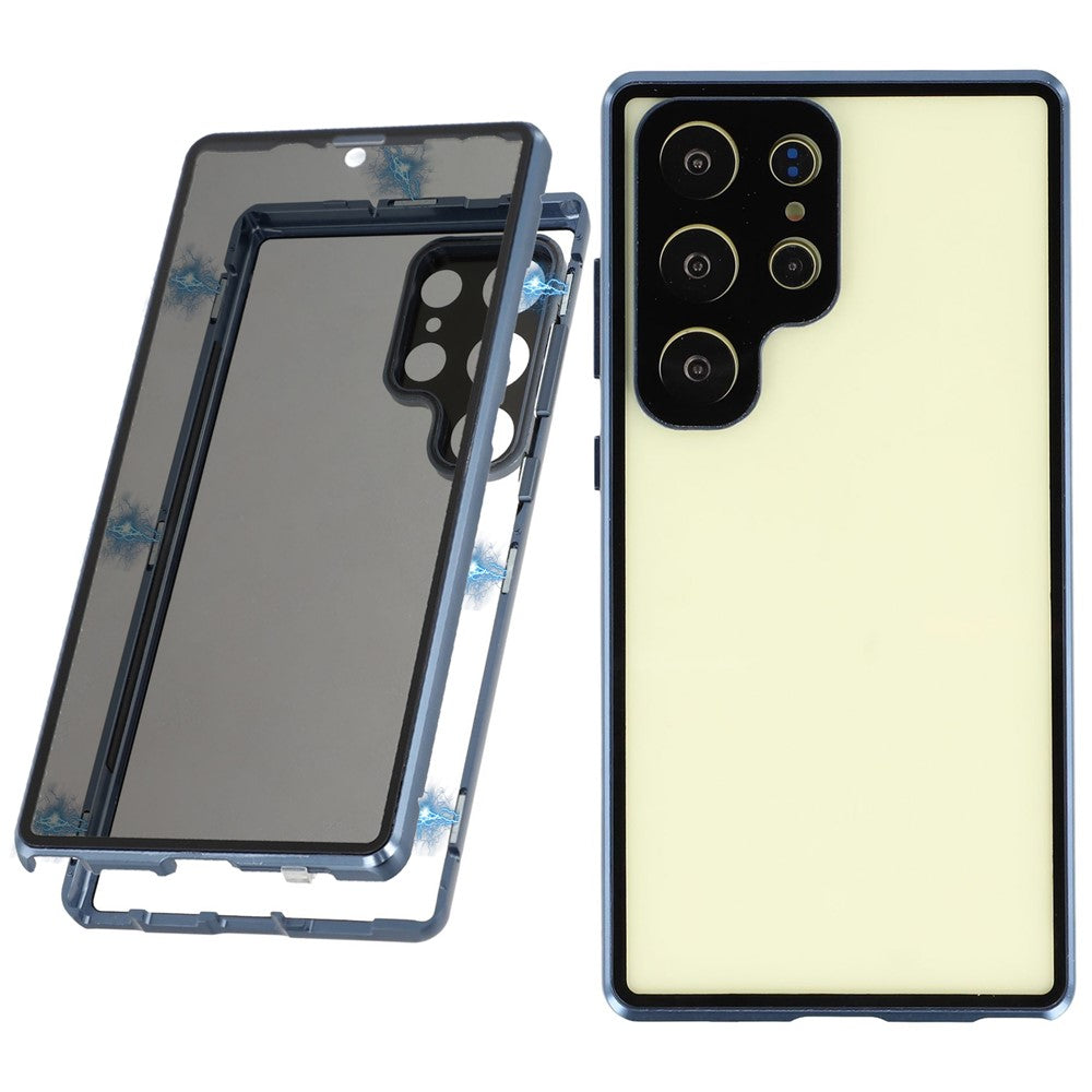 Galaxy S24 Ultra Anti-Spy-Hülle mit gehärtetem Glas