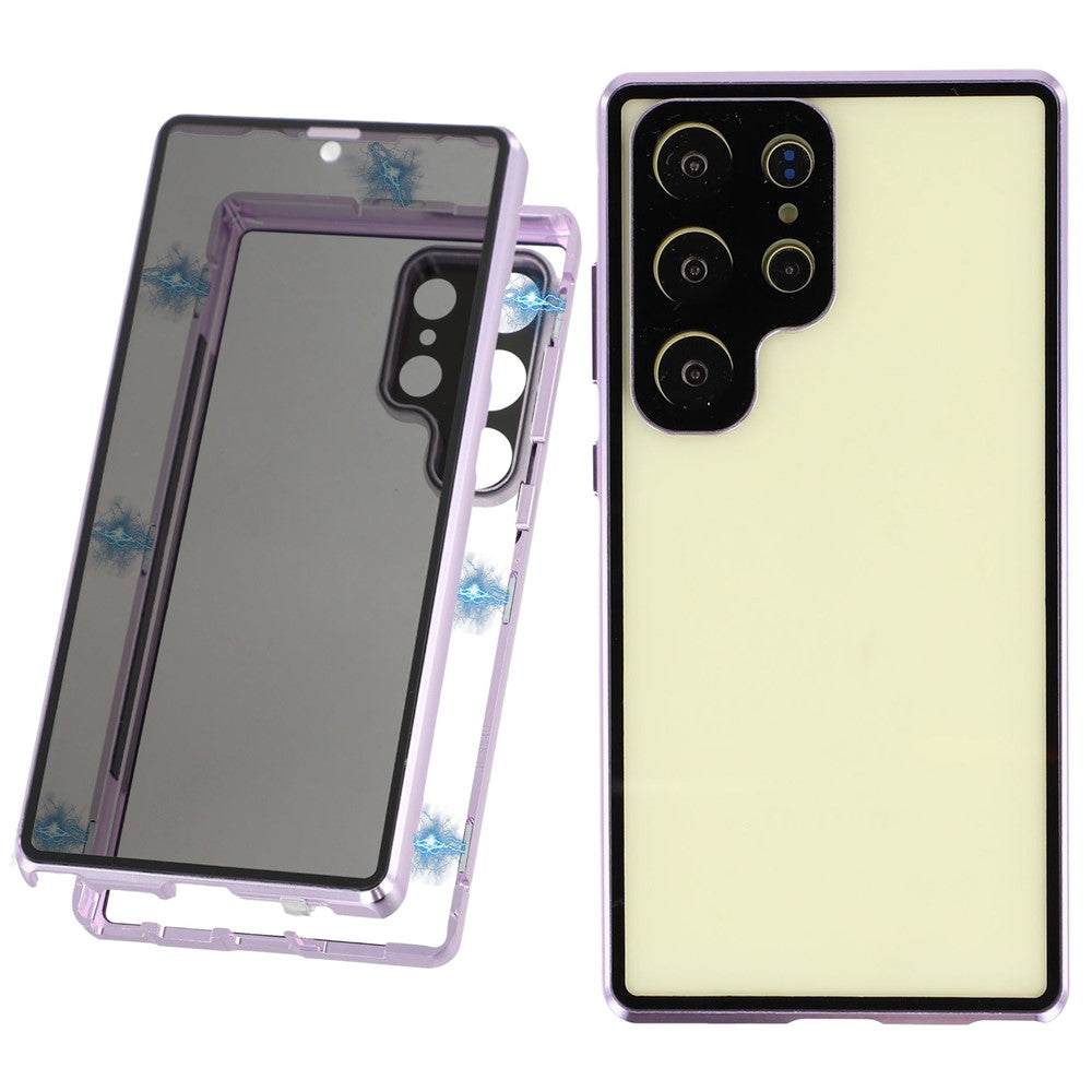 Galaxy S24 Ultra Anti-Spy-Hülle mit gehärtetem Glas