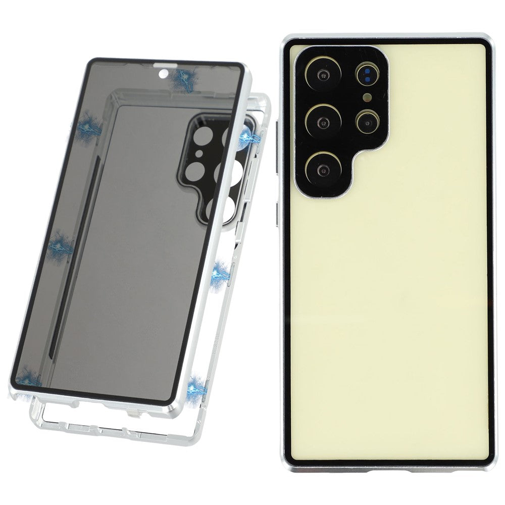 Galaxy S24 Ultra Anti-Spy-Hülle mit gehärtetem Glas