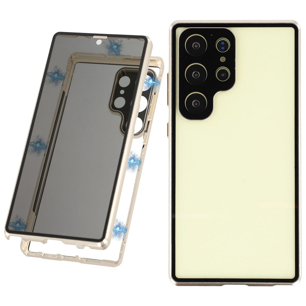 Galaxy S24 Ultra Anti-Spy-Hülle mit gehärtetem Glas
