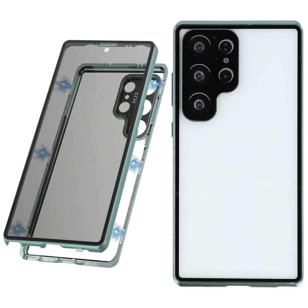 Galaxy S25 Ultra Anti-Spy-Hülle mit gehärtetem Glas