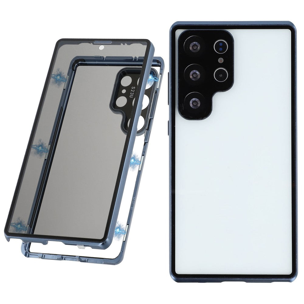 Galaxy S25 Ultra Anti-Spy-Hülle mit gehärtetem Glas