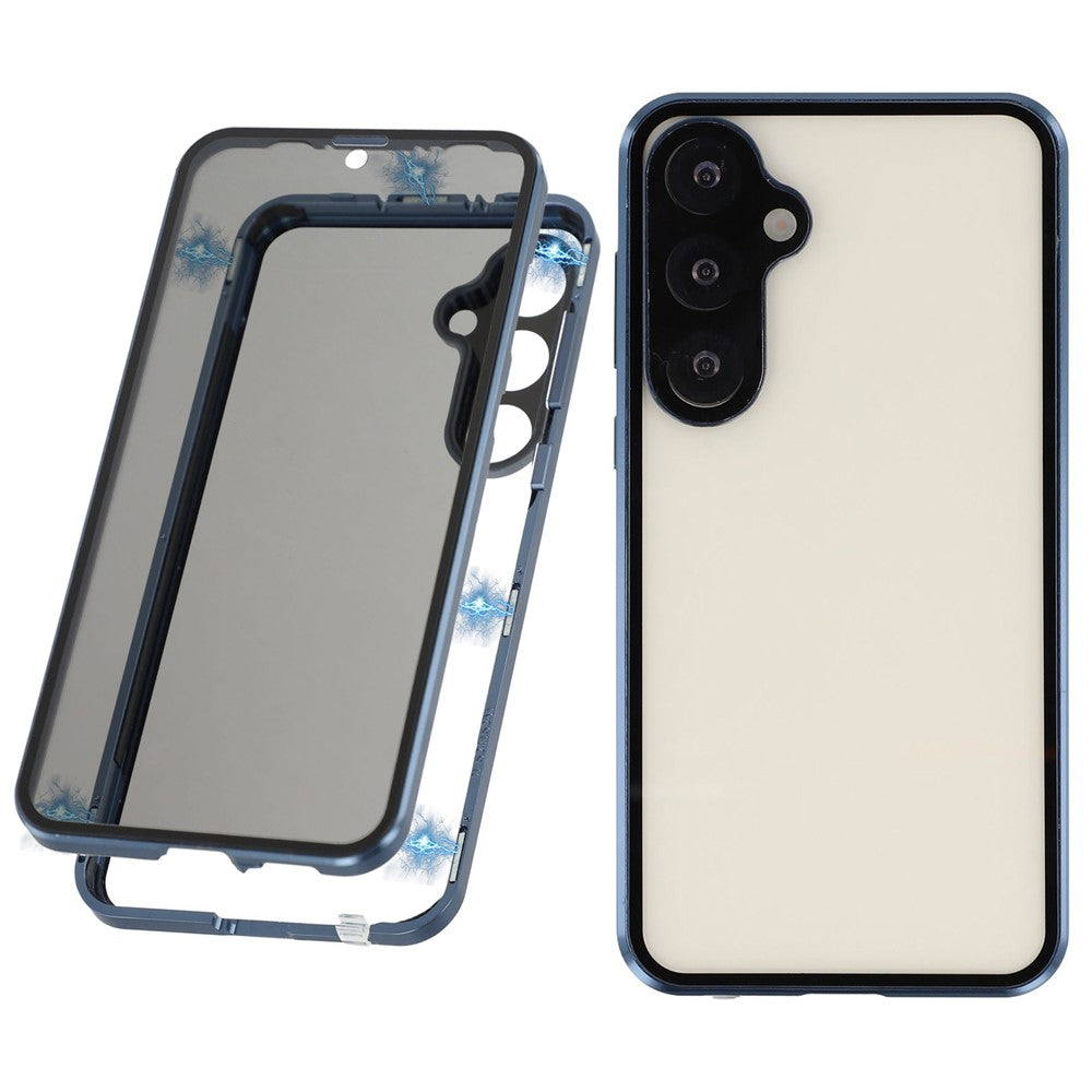 Galaxy S25 / S24 Anti-Spy-Hülle mit gehärtetem Glas