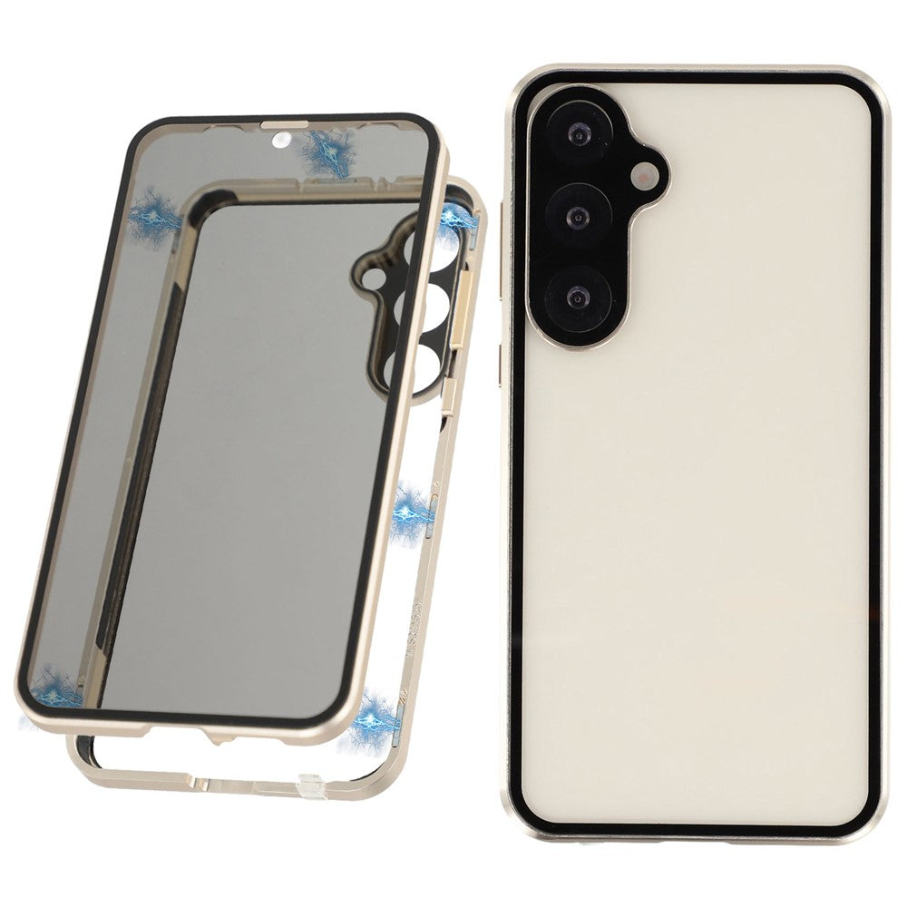 Galaxy S25 Plus / S24 Plus Anti-Spy-Hülle mit gehärtetem Glas