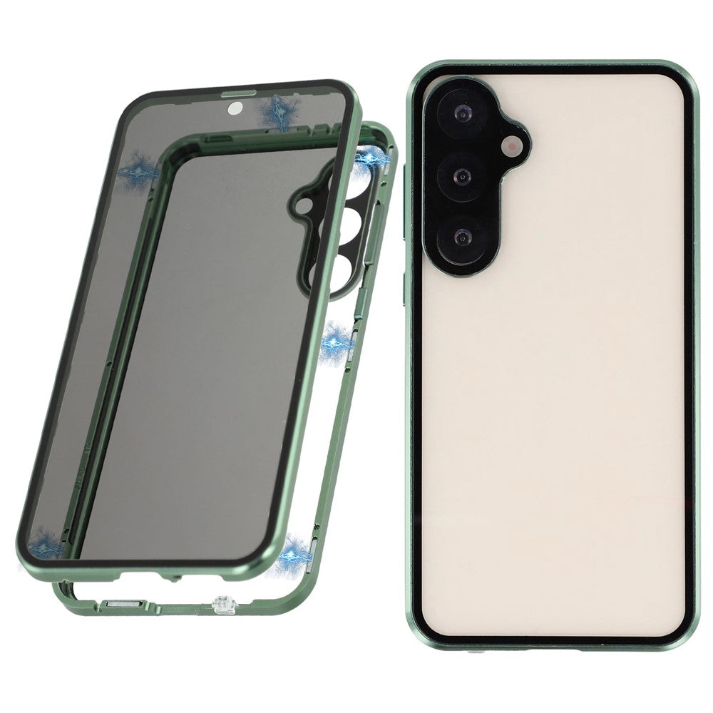 Galaxy S24 FE Anti-Spy-Hülle mit gehärtetem Glas