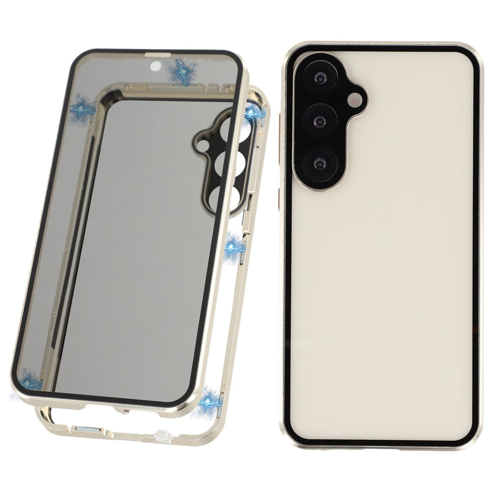 Galaxy S24 FE Anti-Spy-Hülle mit gehärtetem Glas