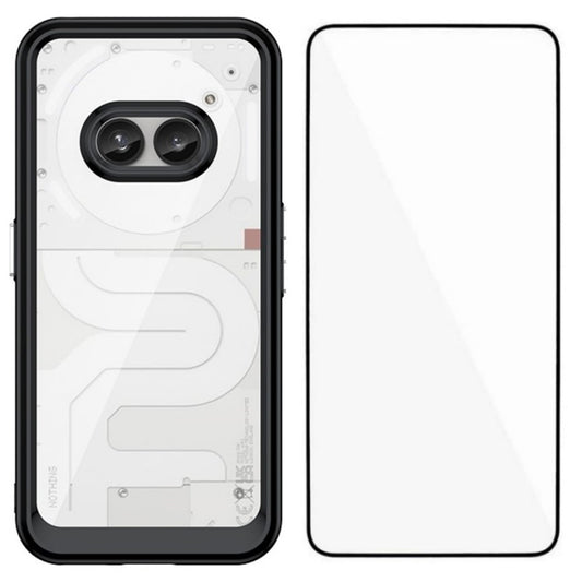 Nothing Phone (2a) Transparente Handyhülle – Aus TPU & Acryl, mit Schutzglasfolie