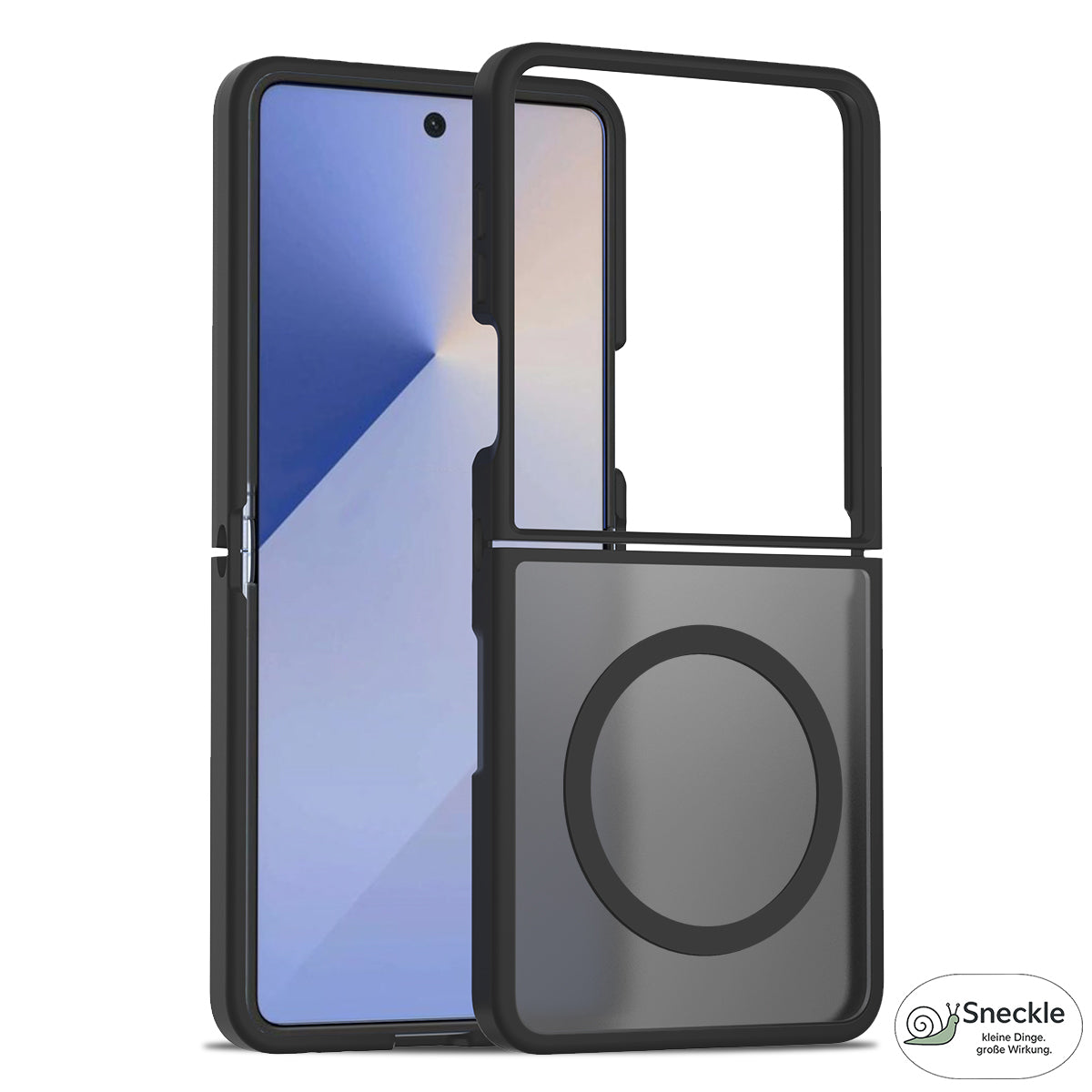 Galaxy Z Flip7 5G Magnetische Hülle mit TPU-Rahmen & kratzfest