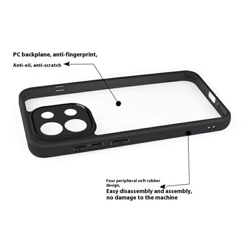 For Xiaomi 13T Case Shockproof PC + TPU Clear Back Phone Cover