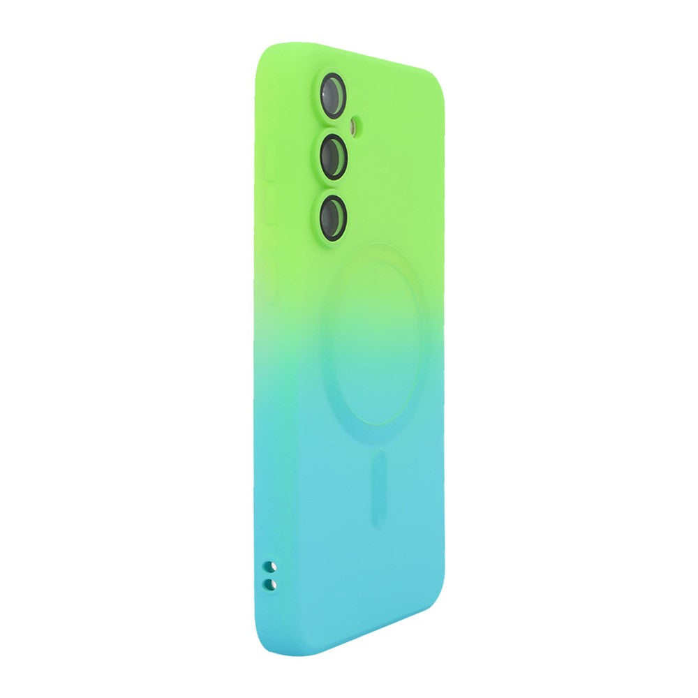 Galaxy A15 5G/4G Silikon-Hülle – Mit Farbverlauf & Magnetisch