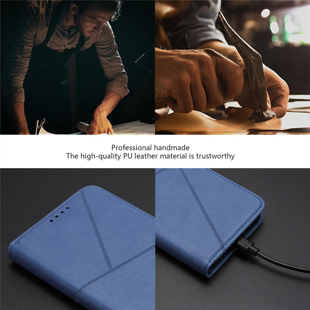 For Nothing Phone (3a) Wallet Case Magnetic Closure Leather Flip Phone Cover with Stand