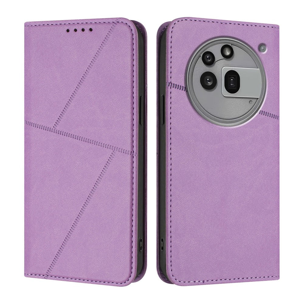 For Nothing Phone (3a) Pro Wallet Case Magnetic Closure Leather Flip Phone Cover with Stand