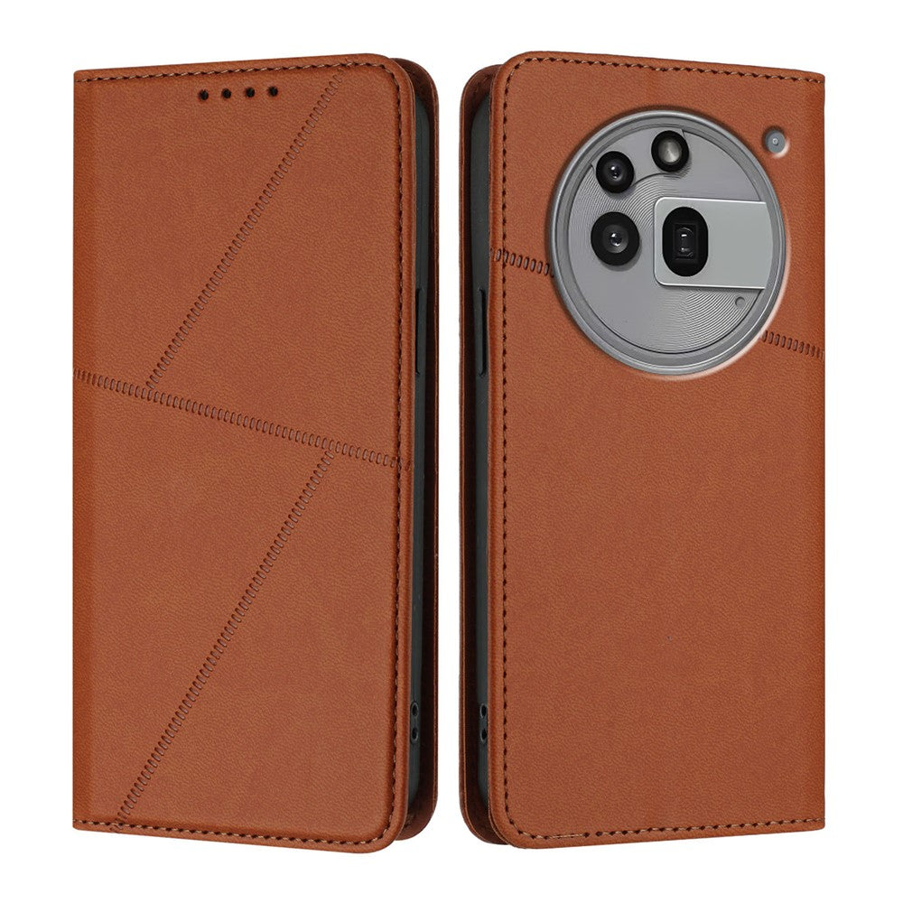 For Nothing Phone (3a) Pro Wallet Case Magnetic Closure Leather Flip Phone Cover with Stand
