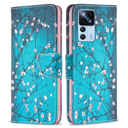 For Xiaomi 12T 5G / Redmi K50 Ultra 5G / 12T Pro 5G Phone Case Pattern Printing PU Leather Wallet Stand Cover
