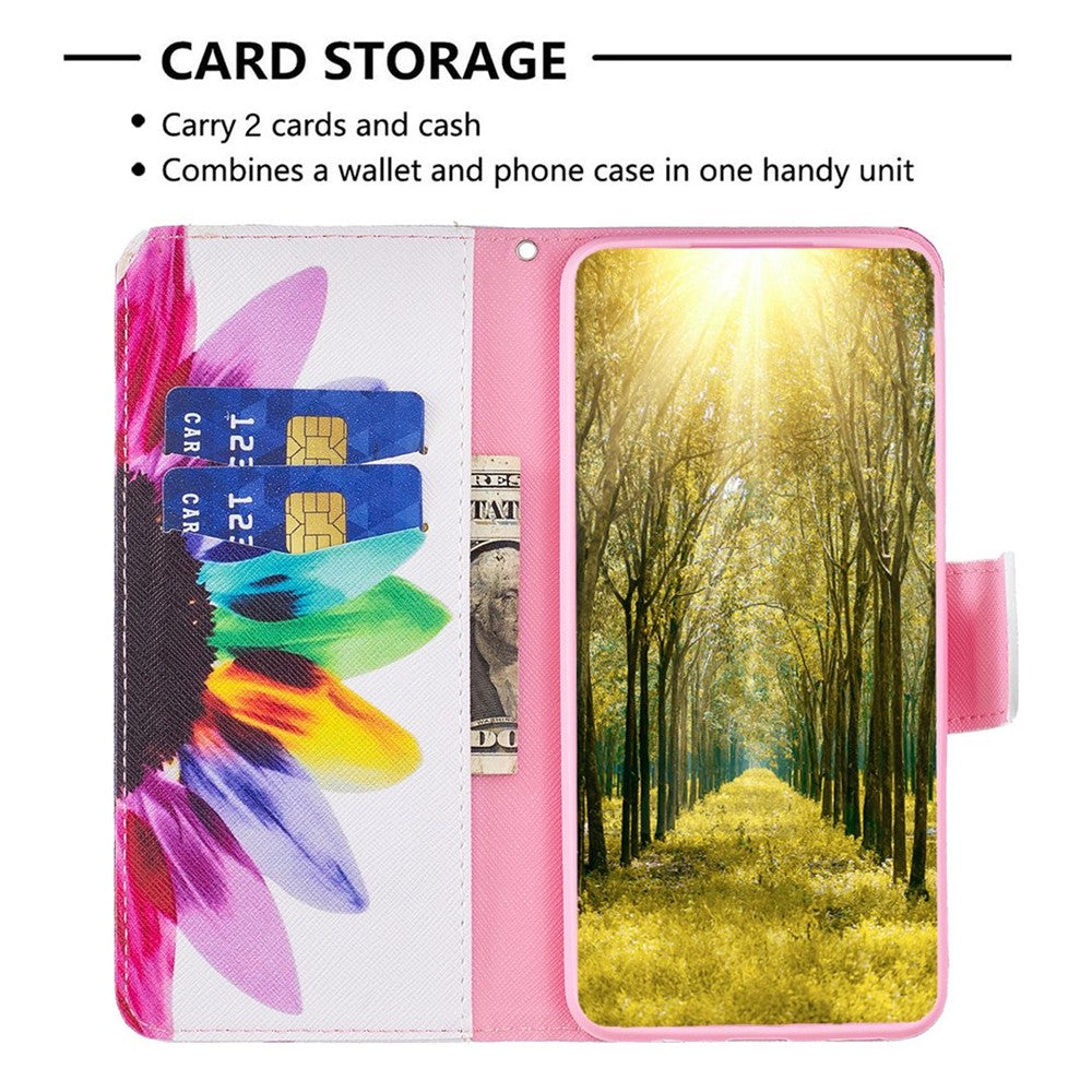 For Xiaomi 12T 5G / Redmi K50 Ultra 5G / 12T Pro 5G Phone Case Pattern Printing PU Leather Wallet Stand Cover