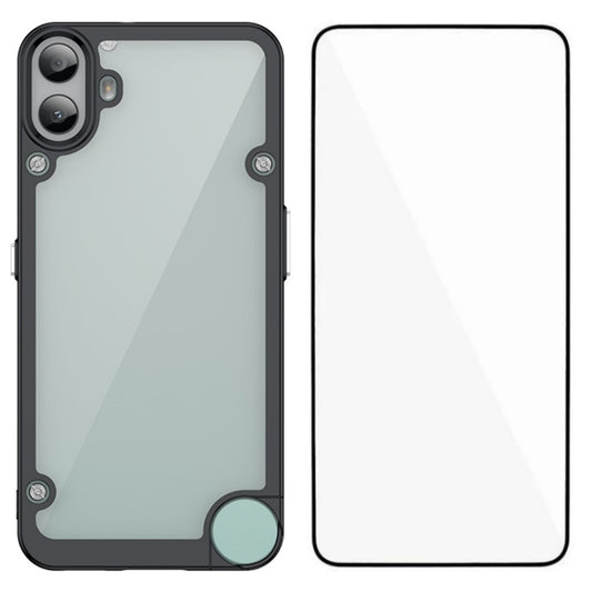 Nothing CMF Phone 1 Transparente Handyhülle – Aus TPU & Acryl, mit Schutzglasfolie