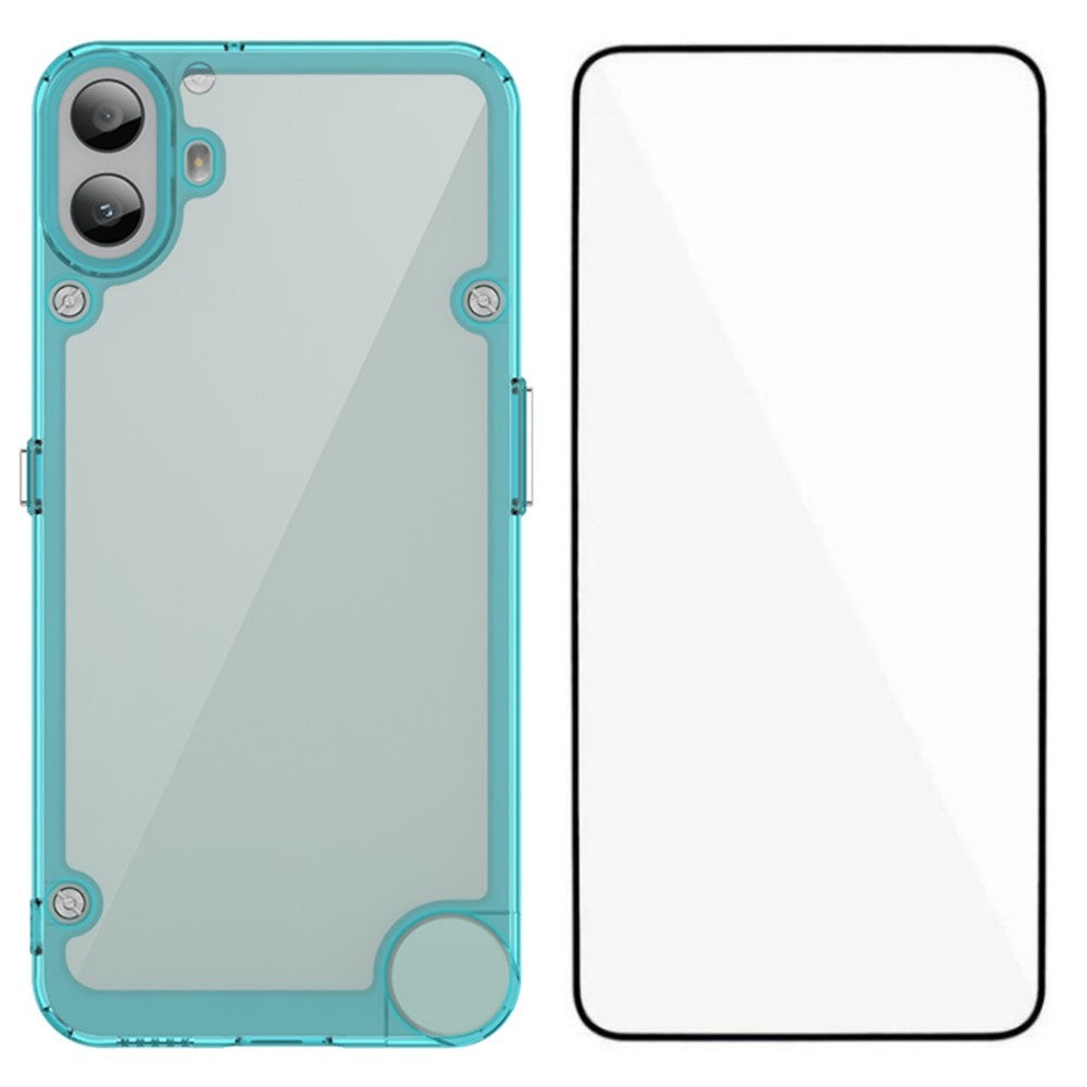 Nothing CMF Phone 1 Transparente Handyhülle – Aus TPU & Acryl, mit Schutzglasfolie