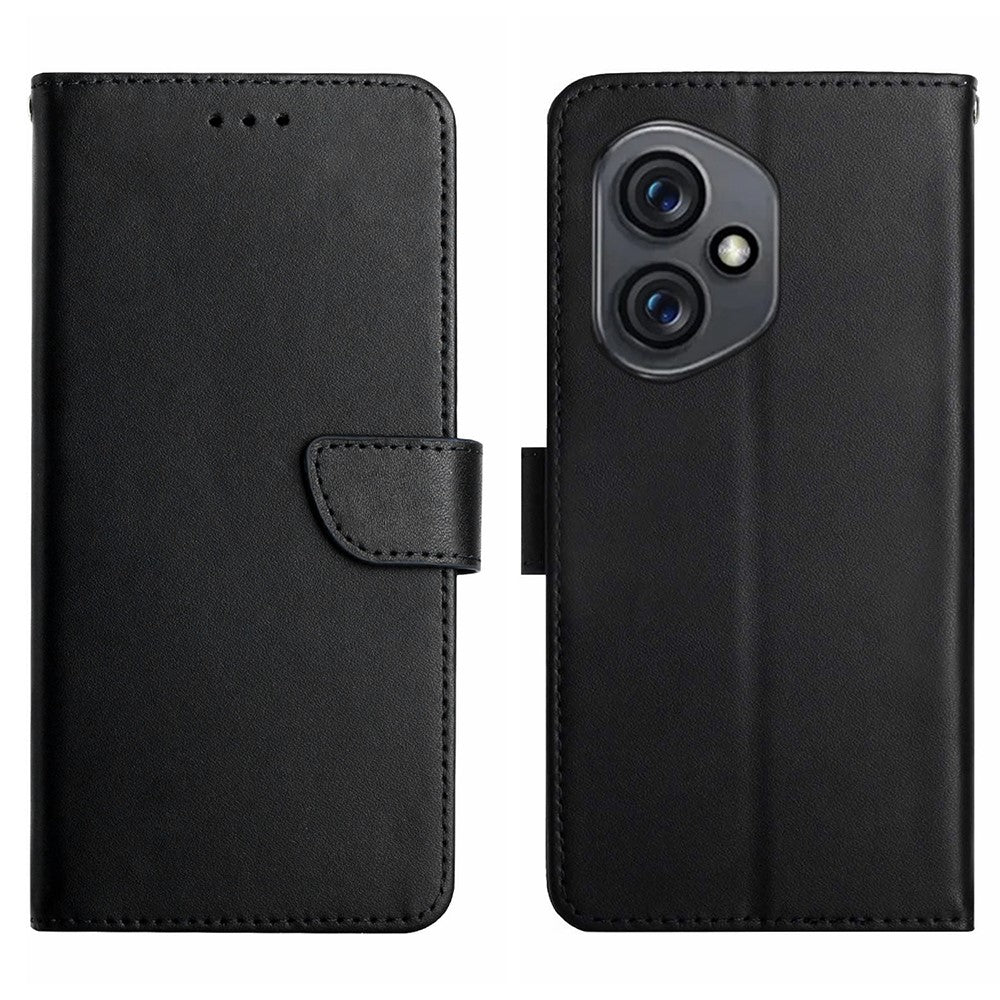 For Honor 400 5G (Global) Case Genuine Cow Leather Phone Cover Nappa Texture