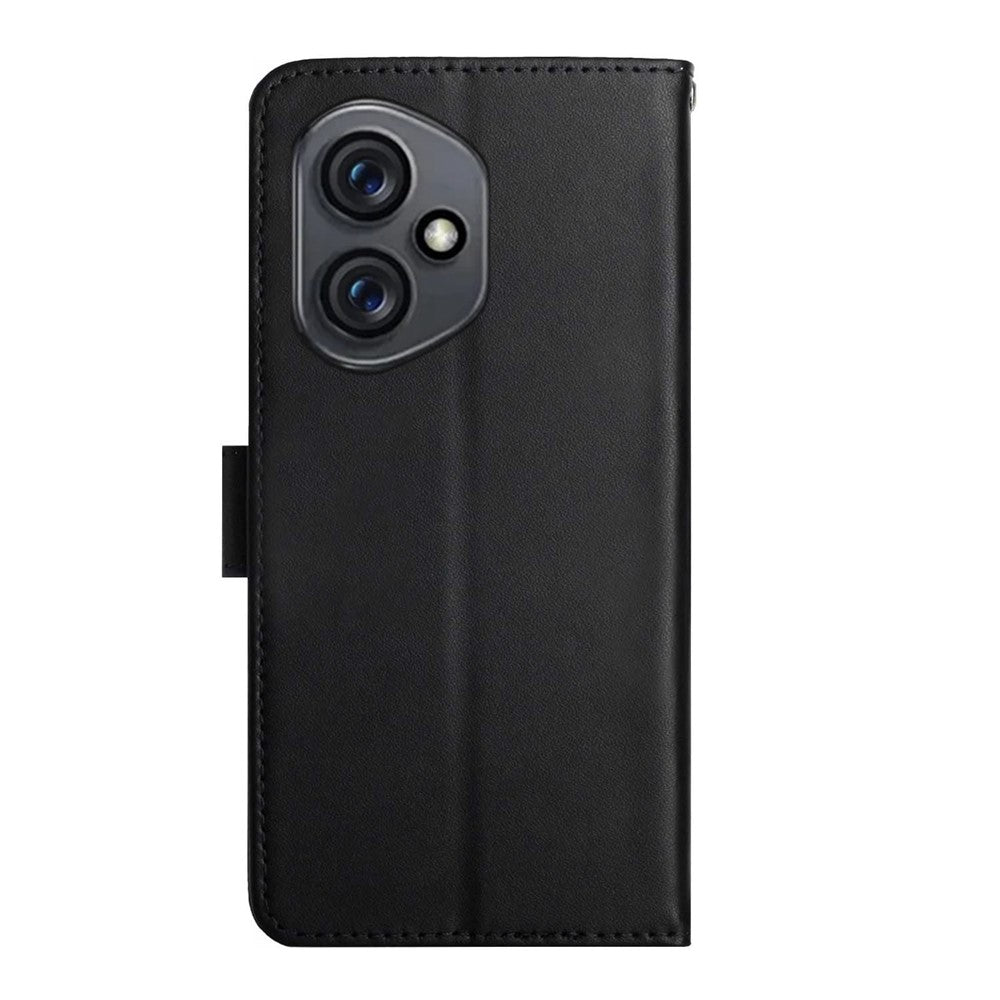 For Honor 400 5G (Global) Case Genuine Cow Leather Phone Cover Nappa Texture