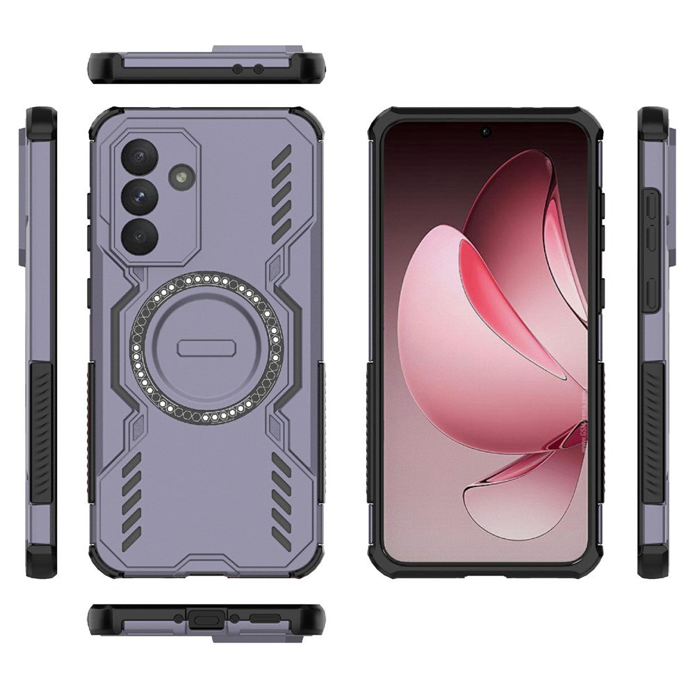Galaxy A36 5G magnetische Hülle – Mit Schmetterlingsrüstung & Hohlwärmeableitung