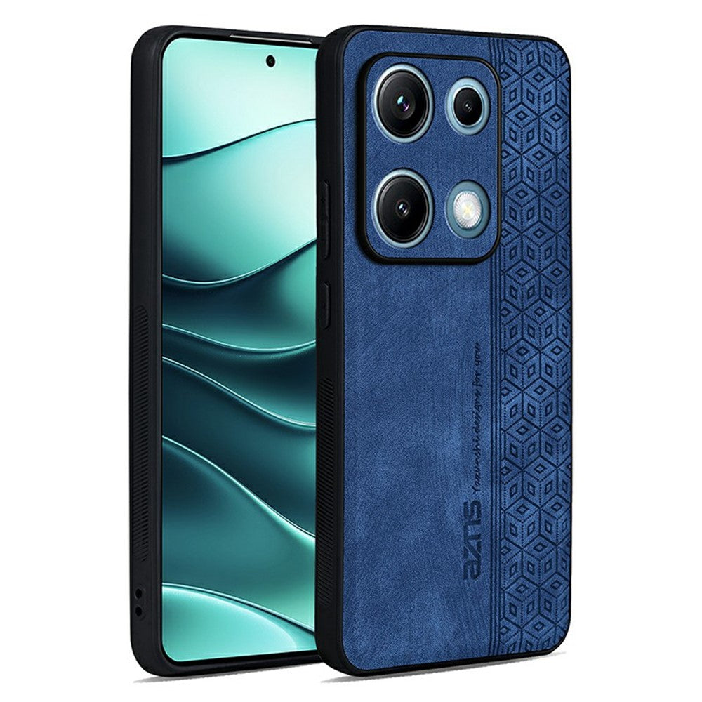 AZNS For Xiaomi Redmi Note 14S 4G Case Protective PU Leather Covered TPU Phone Shell
