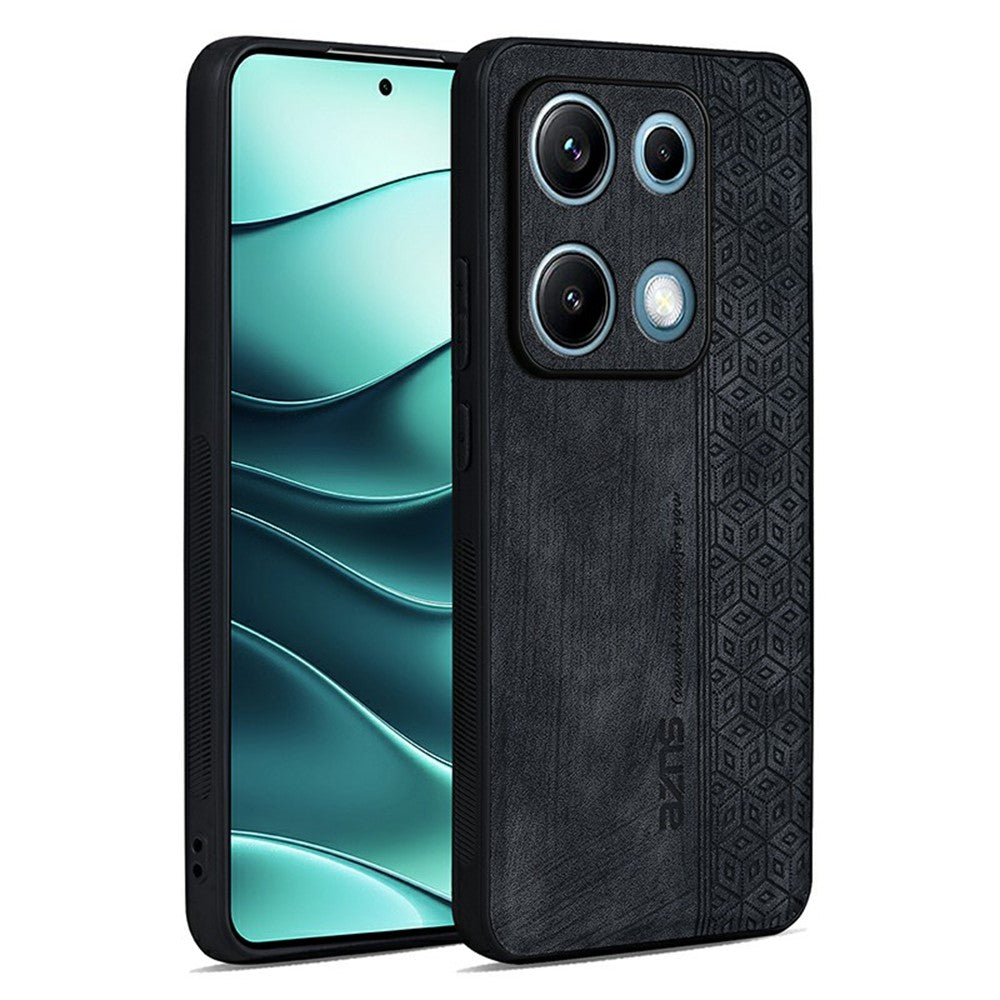 AZNS For Xiaomi Redmi Note 14S 4G Case Protective PU Leather Covered TPU Phone Shell