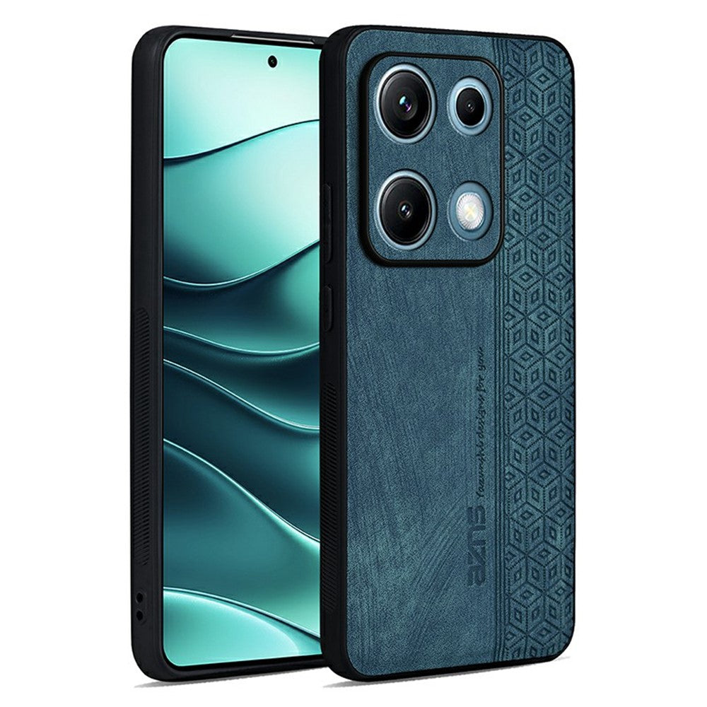 AZNS For Xiaomi Redmi Note 14S 4G Case Protective PU Leather Covered TPU Phone Shell