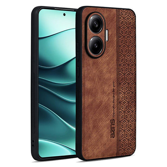 AZNS For Xiaomi Poco F7 5G / Redmi Turbo 4 Pro 5G Case Protective PU Leather Covered TPU Phone Shell