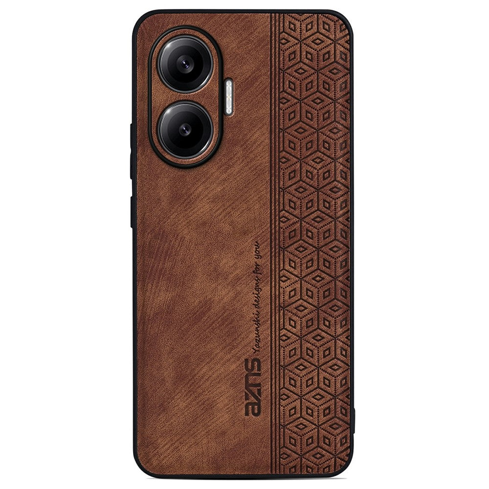 AZNS For Xiaomi Poco F7 5G / Redmi Turbo 4 Pro 5G Case Protective PU Leather Covered TPU Phone Shell