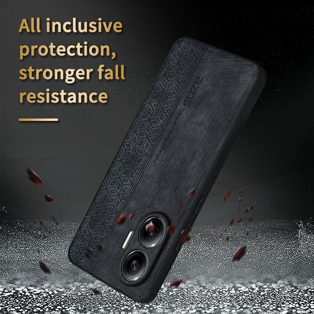 AZNS For Xiaomi Poco F7 5G / Redmi Turbo 4 Pro 5G Case Protective PU Leather Covered TPU Phone Shell