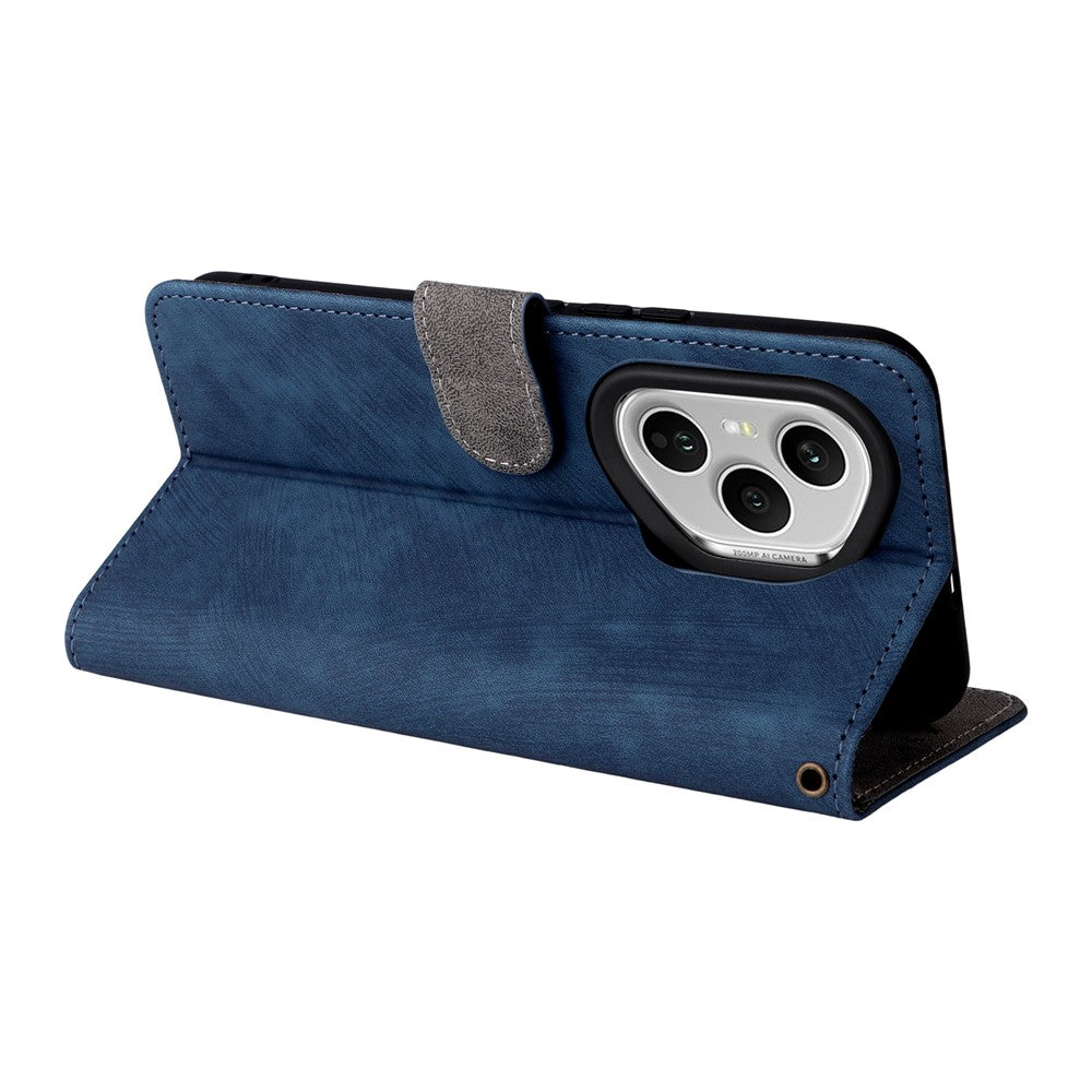 For Honor 400 Pro 5G (Global) Case Wallet RFID Blocking PU Leather Phone Cover Stand with Strap