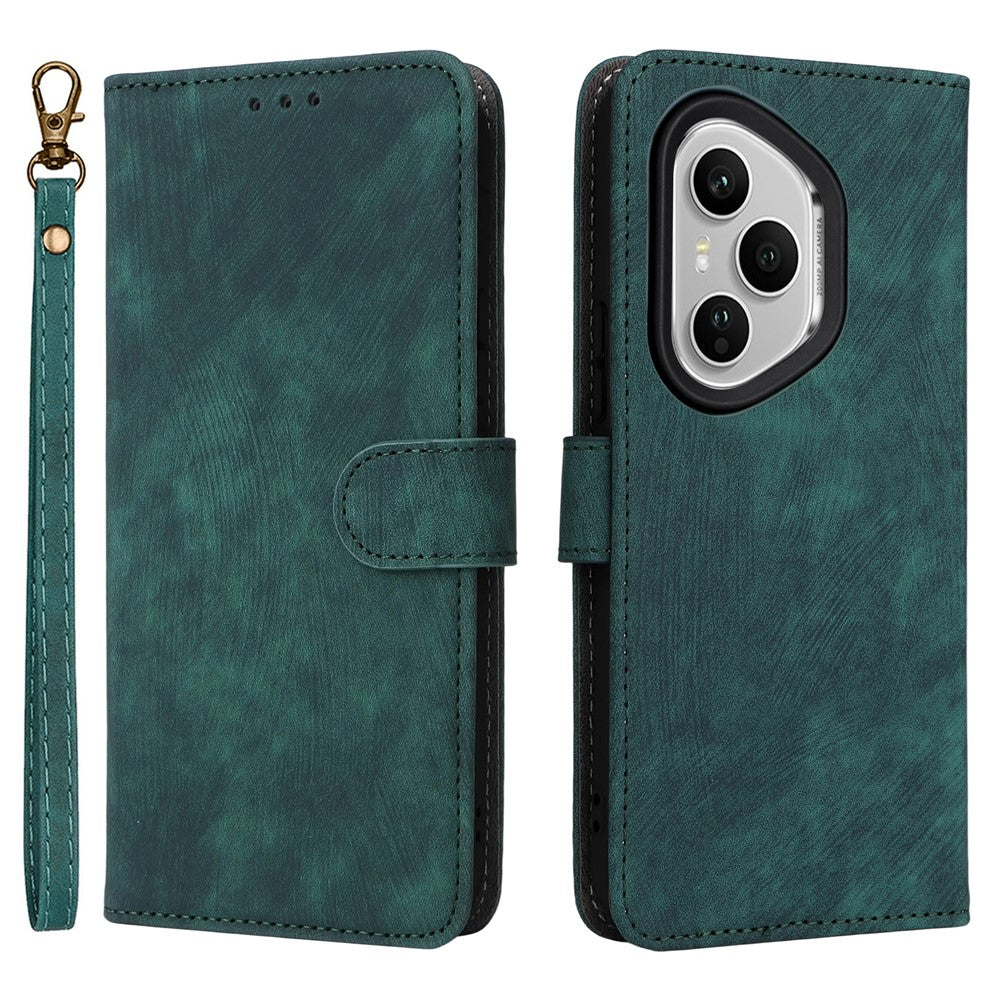 For Honor 400 Pro 5G (Global) Case Wallet RFID Blocking PU Leather Phone Cover Stand with Strap