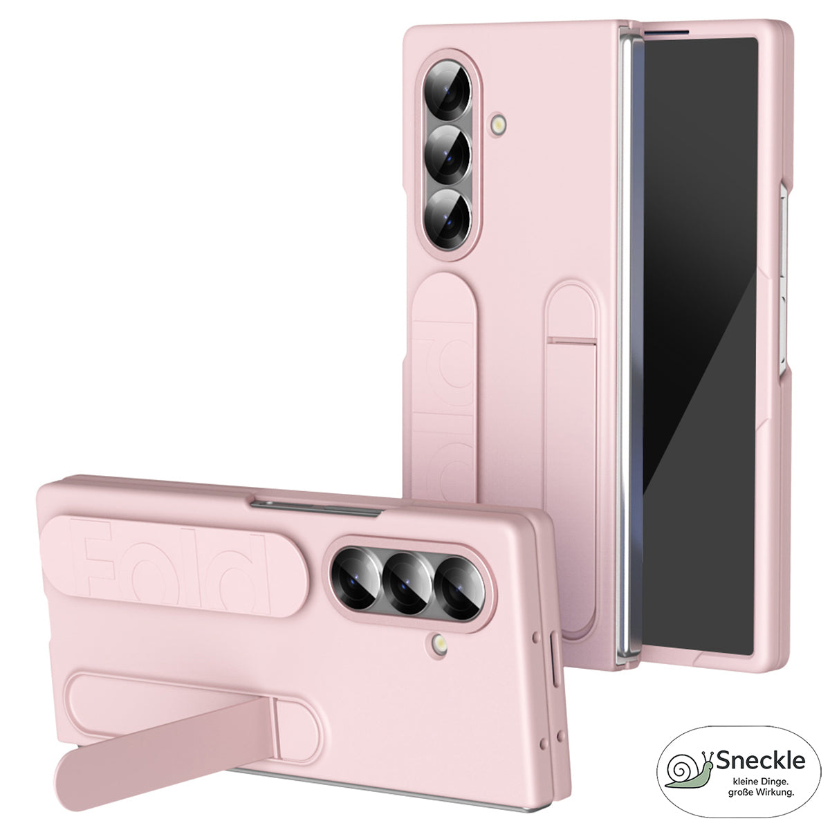 Galaxy Z Fold7 5G Hülle aus Silikon mit Ständer & Handschlaufe