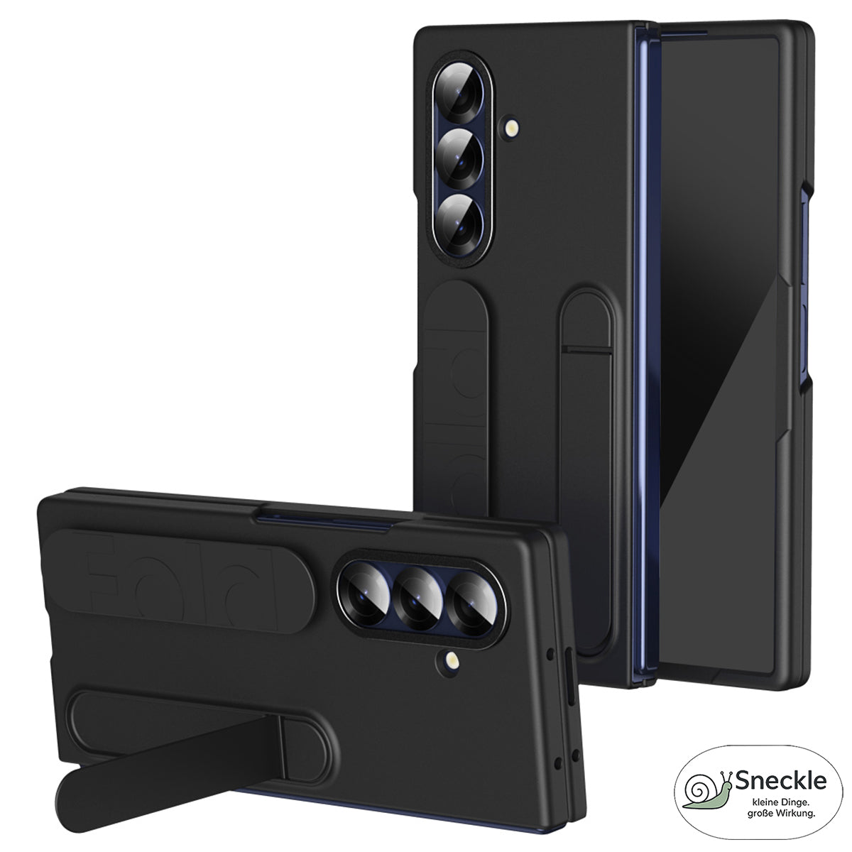 Galaxy Z Fold7 5G Hülle aus Silikon mit Ständer & Handschlaufe