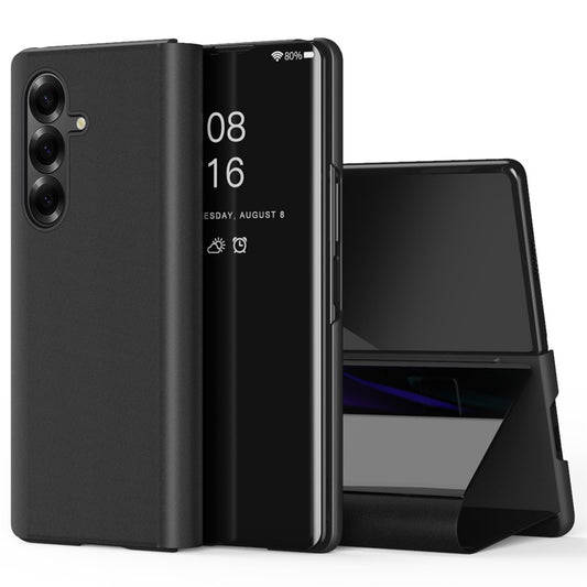 Galaxy Z Fold7 5G – Handyhülle aus Kunststoff und PU-Leder, mit Ständer